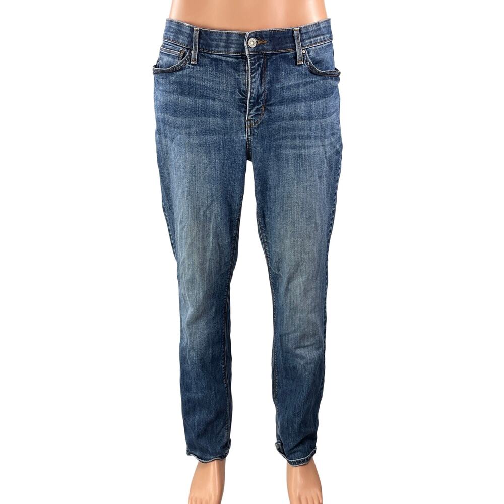 Levi's Men's Blue High Waisted Faded Relaxed Fit Straight Denim Jeans Pants 14M